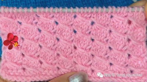 針織作品 30個美麗的毛衣針織針跡圖案設計